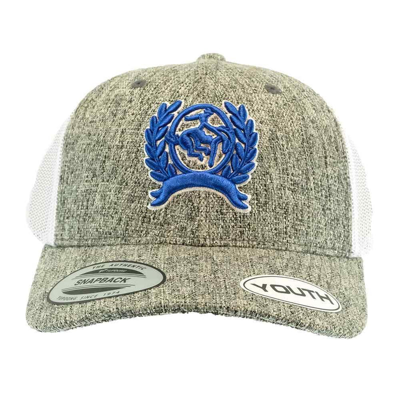 CLMCC0606002 Ball Cap Cinch FlexFit Grey/White