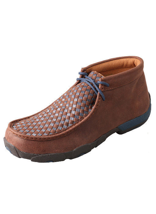 CLTMDM0030-8 Twisted X Mens Driving Mocs BLUE Weave