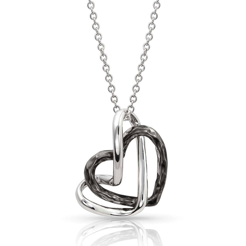 BGNC4305 Necklace - Starlight Double Heart