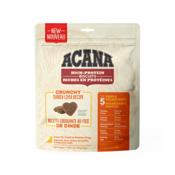 PSD404-71527 Acana Biscuits Turkey Small/Medium Dog 255g