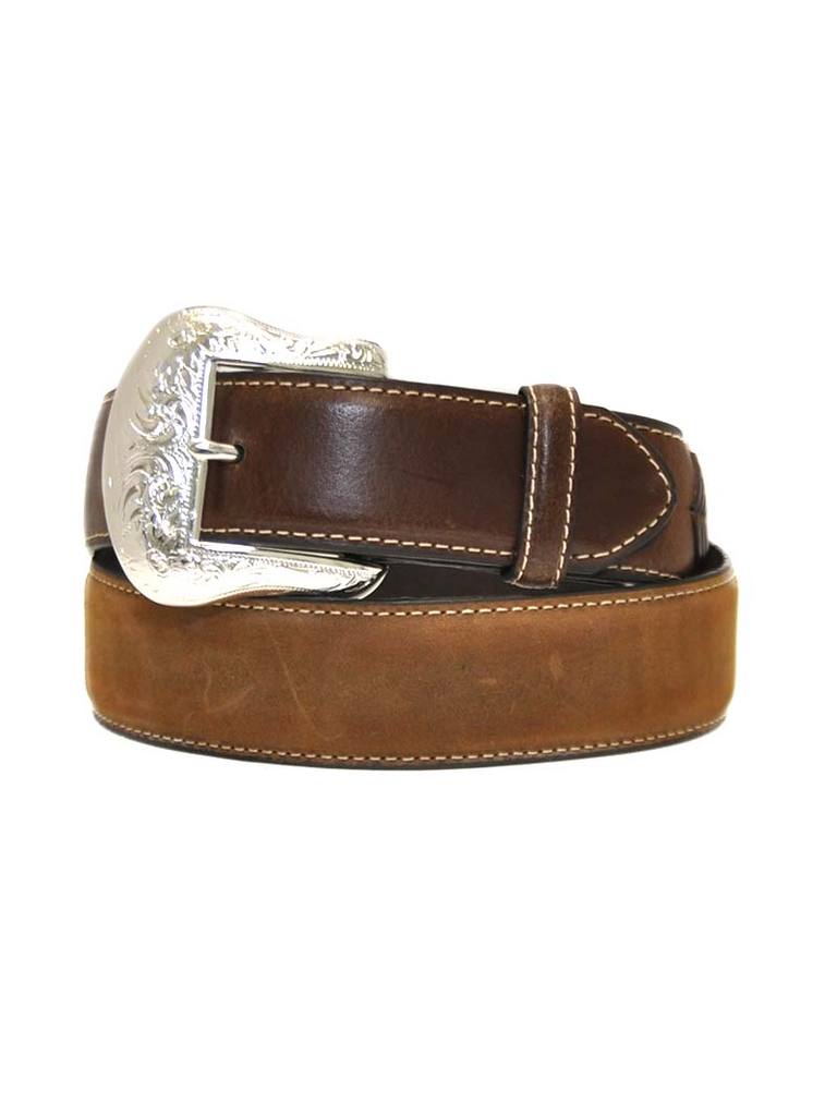 CLN2475444-50-Brown Belt Nocona 1 1/2" Diamond Lace