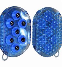 TK374320--Blue Groomer Gel Massage Mitt Magnetic
