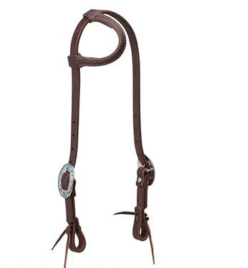 TK10-0606 Headstall Feather SL/Ear Work Tack
