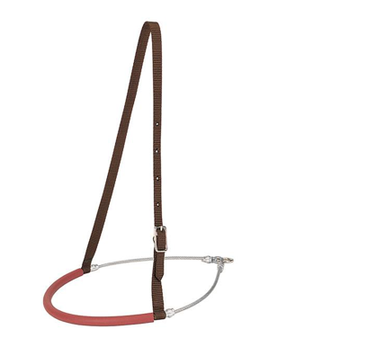 TK644 Noseband Tie Down Cable w/Rubber Nose