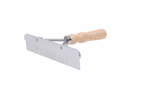 AC65258-88  Comb Blunt Tooth S.S. c/w Wood Handle