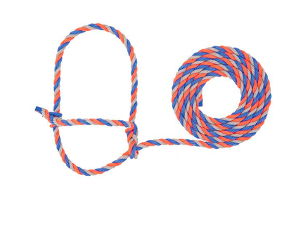 AC35-7900--H50 Halter Rope Cattle - Blue/Corral/Gray