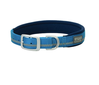 PS07-0861-19"-Blue Dog Collar Lined Terrain D.O.G