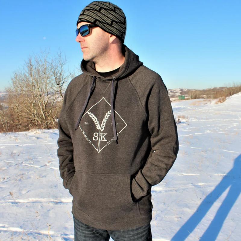 CLMenWesternStrong-M-Black Mens Western Strong Hoodie