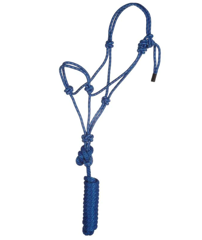 TK8103-Colt-Blue Halter Colt "Mountain" Poly Rope