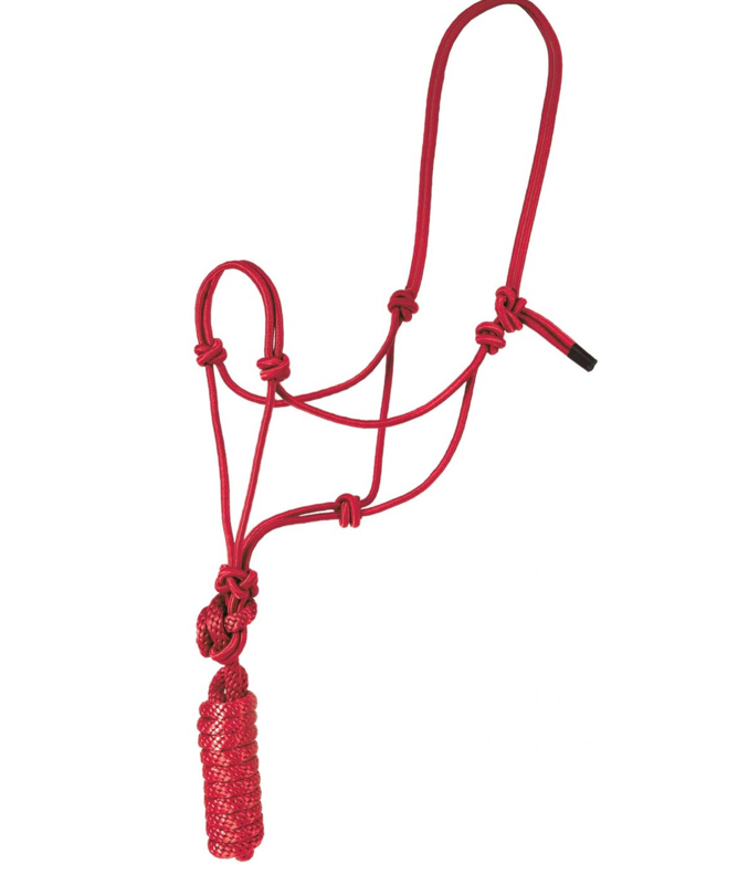 TK8103-Colt-Red Halter Colt "Mountain" Poly Rope
