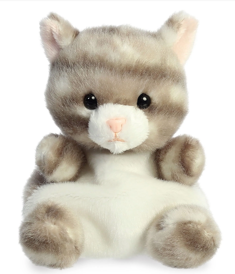 BGAW33614 Stuffed Toy- Palm Pals- Silver Kitty