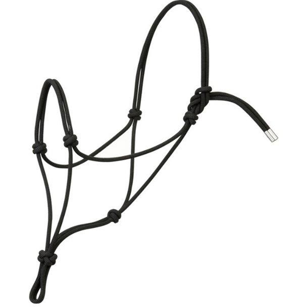 TK35-9505-AVG-Blk Rope Halter "95"