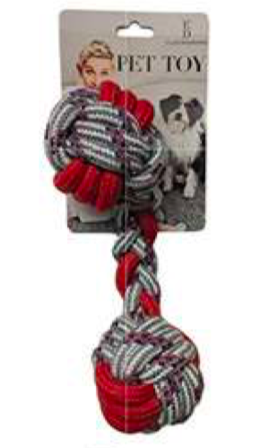 PSVP1053 Dog Toy ED Double Knot Rope Braided