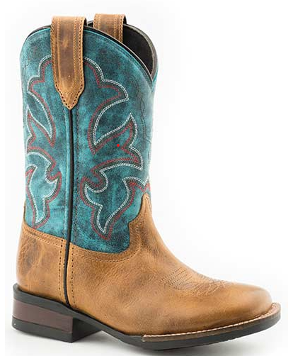 CL09-018-0911-0892 Tan Cowboy Boot Boys Monterey - Tan