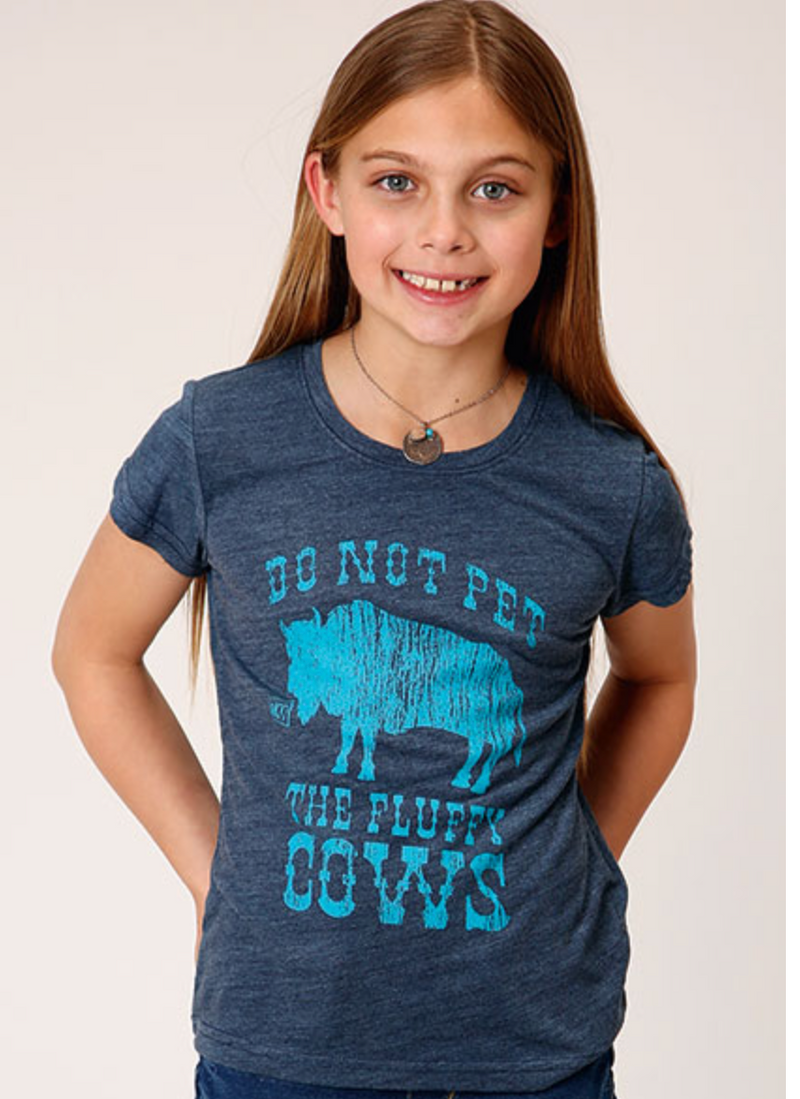 CL03-009-0514-2050 Roper T-Shirt - Navy w/Buffalo