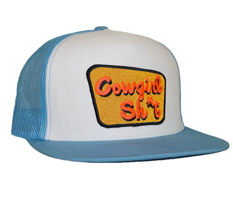 CLCOWBOYSH!T-FLAT-125 Cowboy Sh*t Cap- Flat Brim
