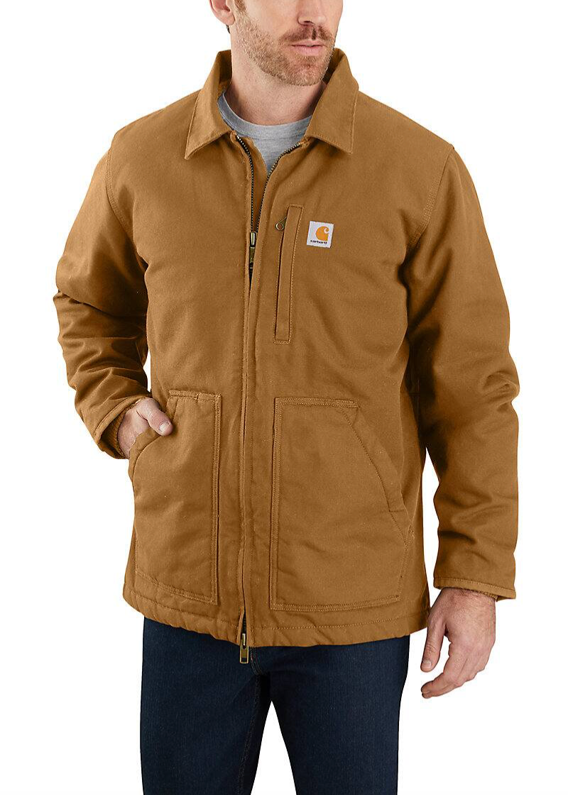 CL104293 Carhartt Jacket Loose Fit- Washed Duck Sherpa Lined