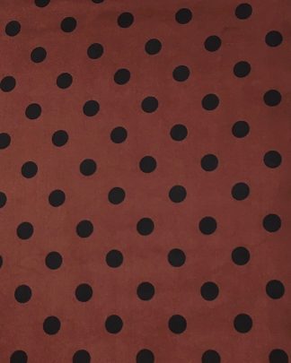 CLSCRFPLKA--wine Scarf Silk Cowboy Polka Dot
