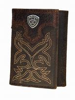 BGA3511002 Wallet Ariat Tri-Fold Boot Stitch