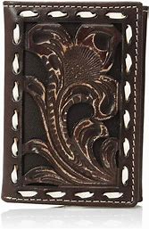 BGA3538402 Wallet-Ariat Tri Fold Buckstitch