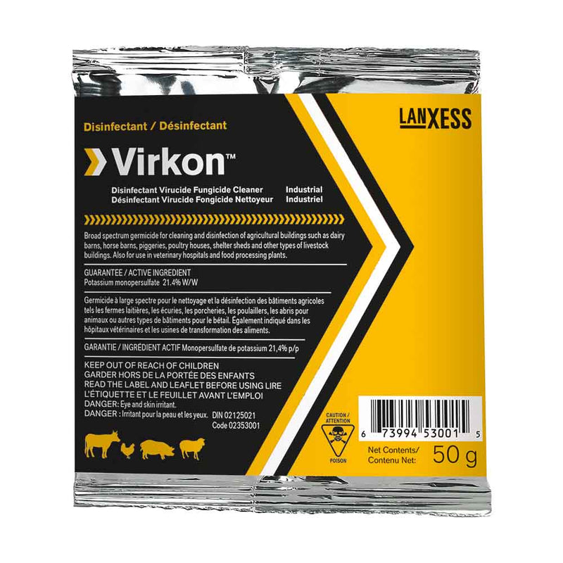 AC024-006 Virkon 50gm Disinfectant