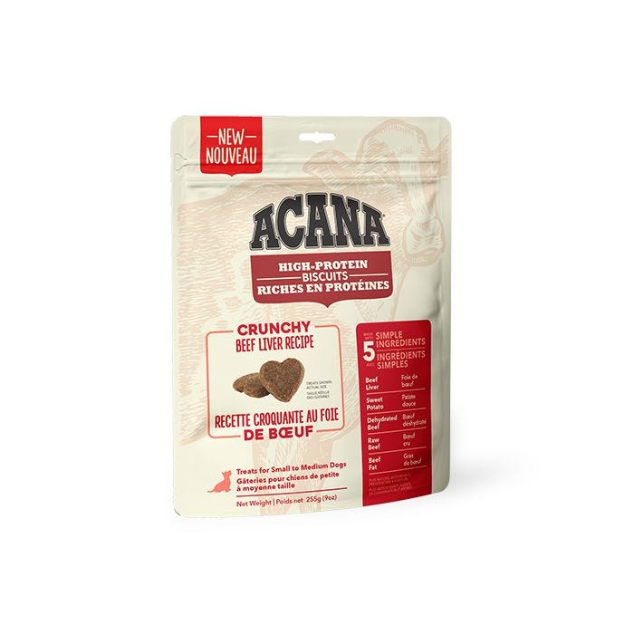 PSD404-71528 Acana Biscuits Beef Small/Medium Dog 255g