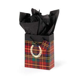 BG86-572 Gift Bag "Festive Plaid" Small