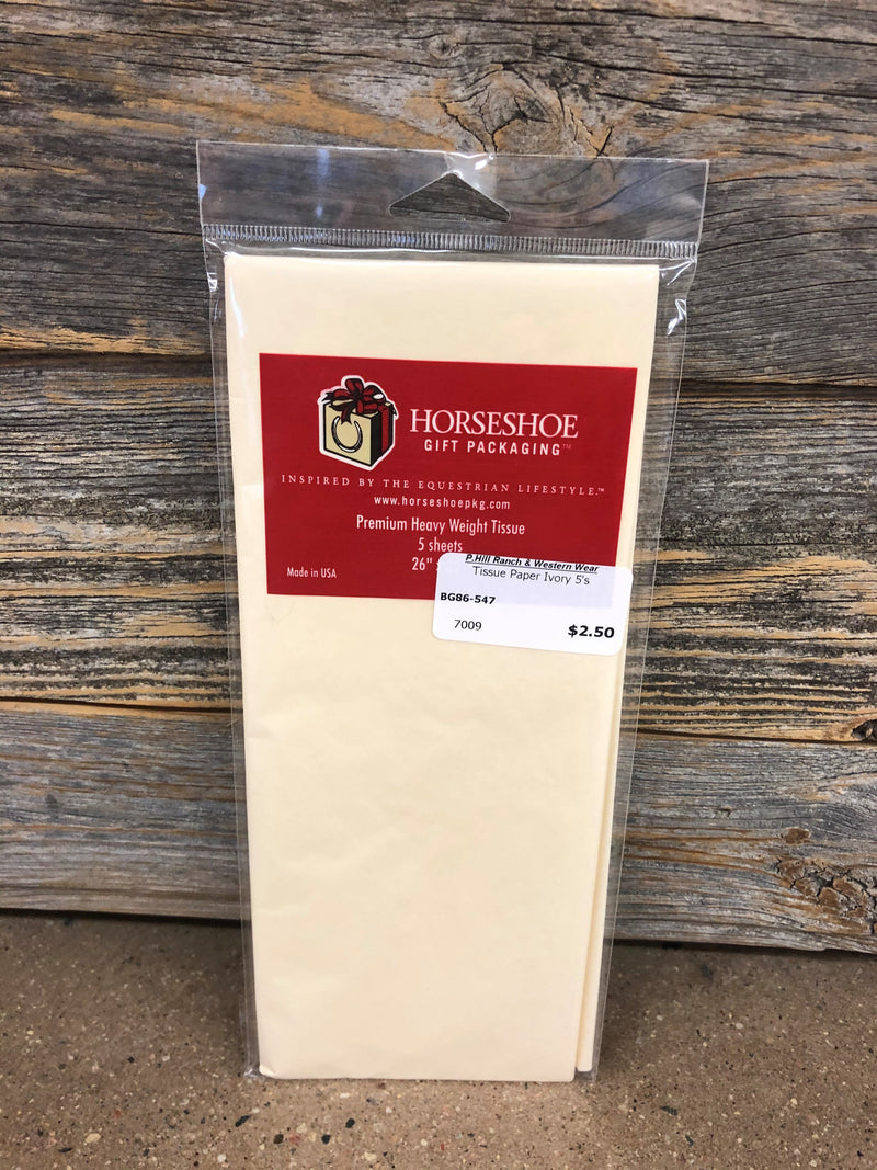BG86-547 Tissue Paper Ivory 5's