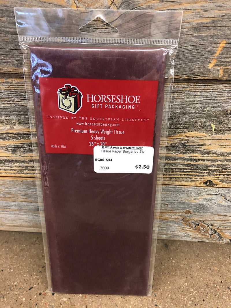 BG86-544 Tissue Paper Burgandy 5's