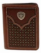 BGA3540602 Wallet Ariat Tri-Fold Basketweave