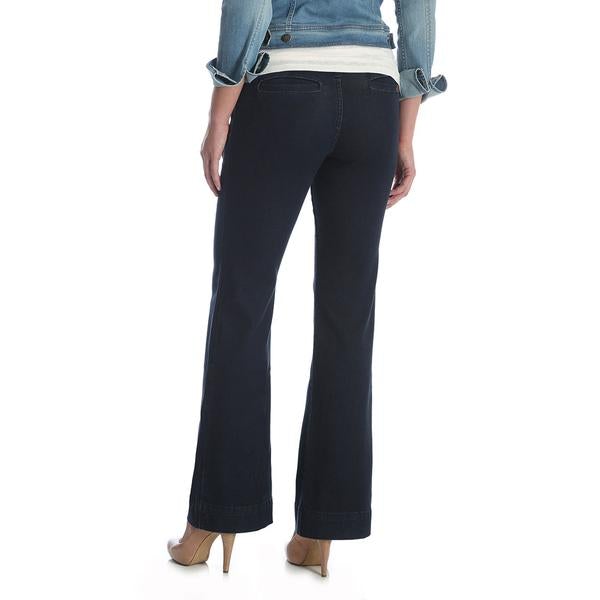 CL09MWWAB Jeans Ladies Retro "Mae" Wide Leg/Mid-Rise