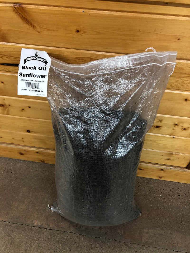 FSSUNFLOWERBLACK Sunflower Seed BLACK Oil 40lb.