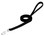 PS07-5110-4'-Black Dog Leash Prism Classic 1"