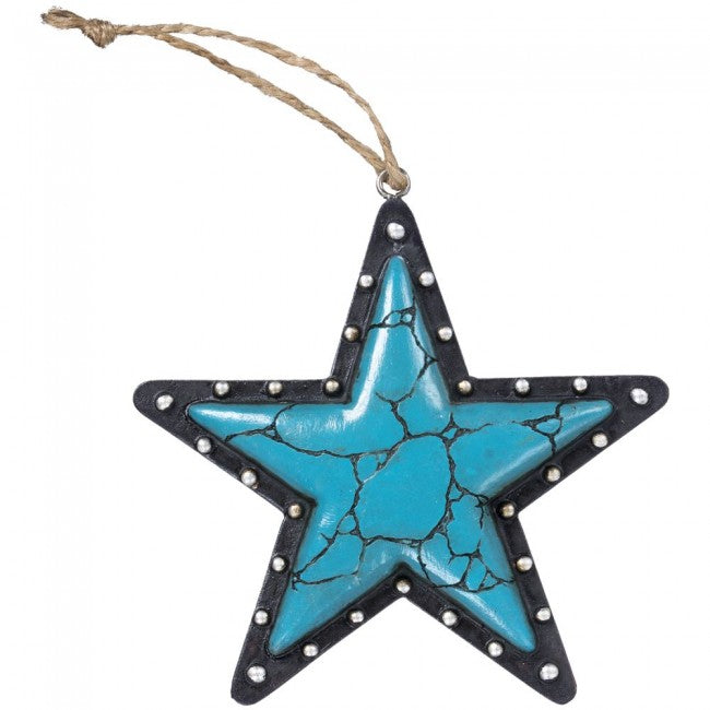 BG91-1064 Ornament Turquoise Star