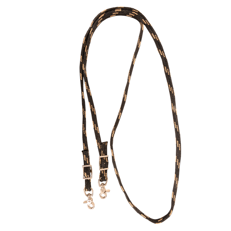 TKRR58WN--Brn Tan Reins Roping Waxed Nylon 5/8"