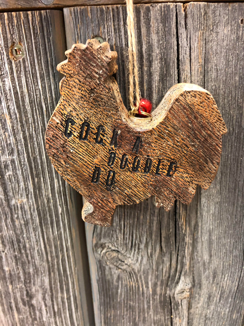 BG91-1611 Ornament - Polystone- Rooster