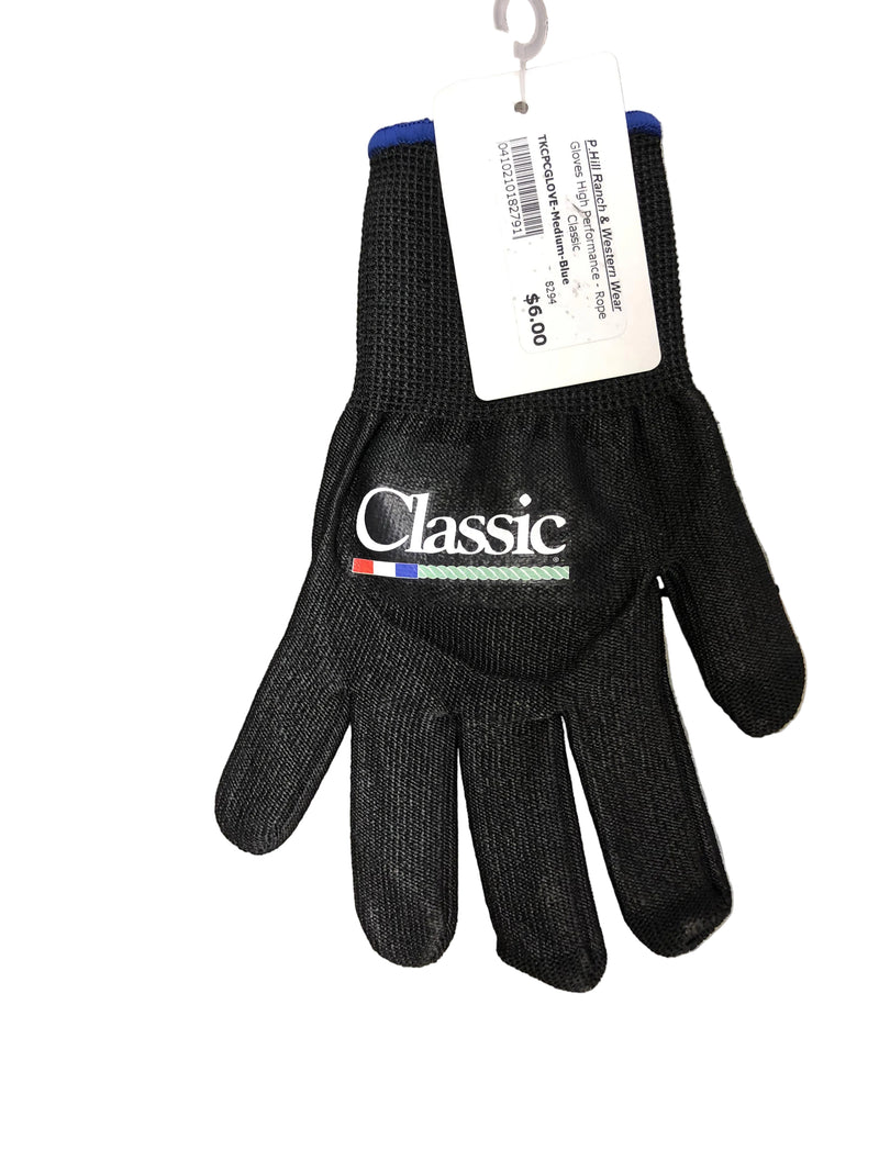TKCR/CPCGLOVE-MED-Blue Glove - Rope - Pro Competition - Single