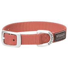 PS07-0930S-5/8"x13"-Coral Dog Collar Terrain Single Ply Nylon
