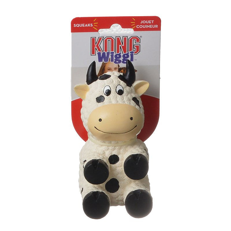 PSD47-44805 Dog Toy Kong Wiggi Cow Sm