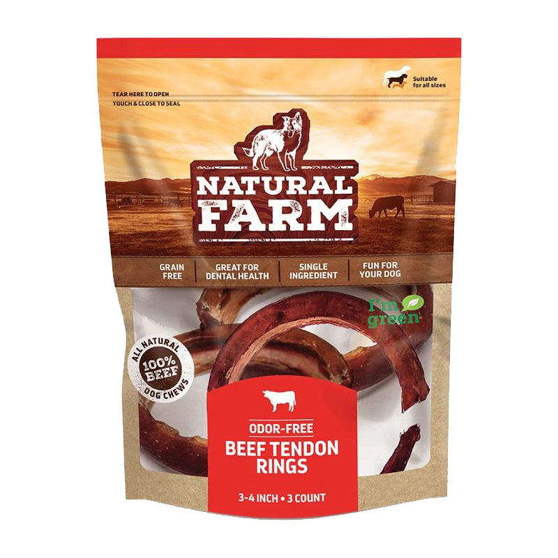 PSD1114-76283 Beef Tendon Rings 3-4" 3pkg