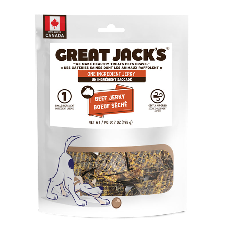 PSD941-014757 Dog Treat Great Jack's Jerky- Beef 199g