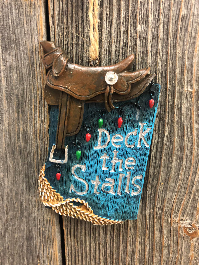 BGCT614 Christmas Ornament Western Themed 4"