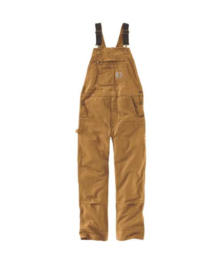 CL102776-32-36 UNLINED Overalls Bib Relaxed Fit - Carharrt Brown