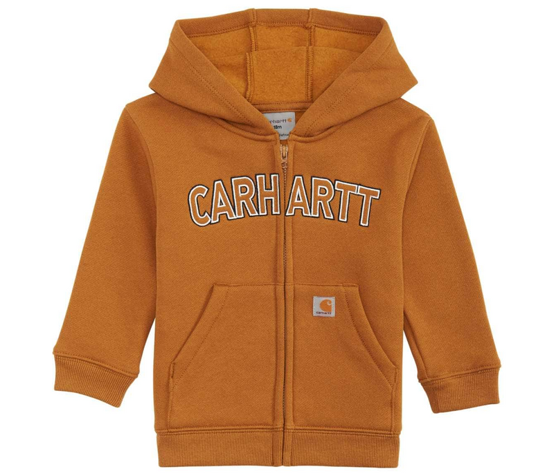CLCP8510-3M-Brown Carhartt Hoodie Full Zip