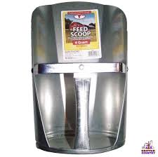 AC115-724 Feed Scoop 6qt Galvanized