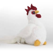 PS273-54344 Dog Toy Steel Dog Ball Birds - Chicken w/Tennis Ball