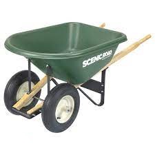 HGWB-G6-1R Wheel Barrow Heavy Duty 6cubic 400lb Capacity Green