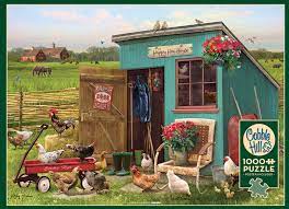 BG80360 Puzzle The Happy Hen House 1000 pc