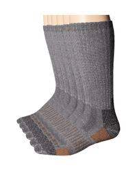 CLA207-2-L-Gray Socks Mens All Season Crew