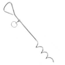 PSP2505-000-99 Dog Tie Out - Prestige Spiral Stake 18" x 9mm